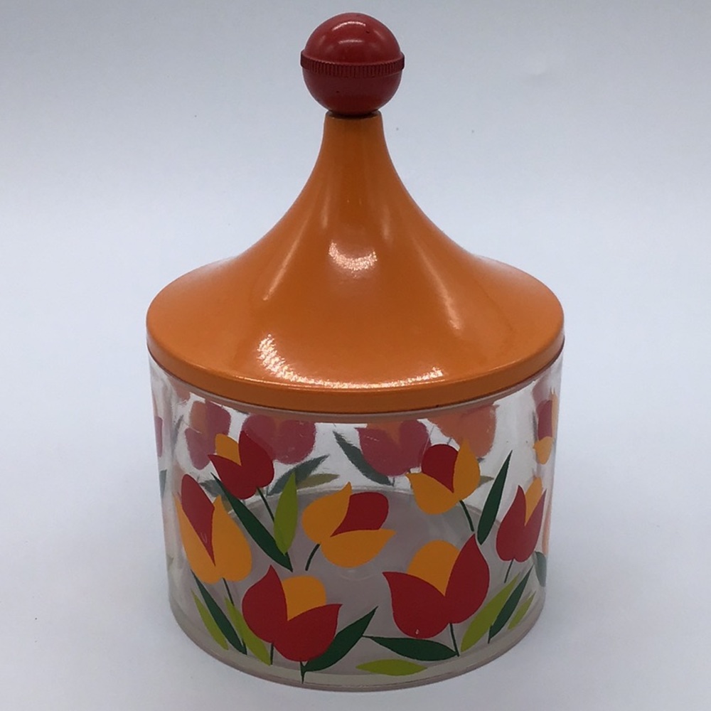 Vintage Acrylic MCM Canisters Set Of 4 - Picture 13 of 15